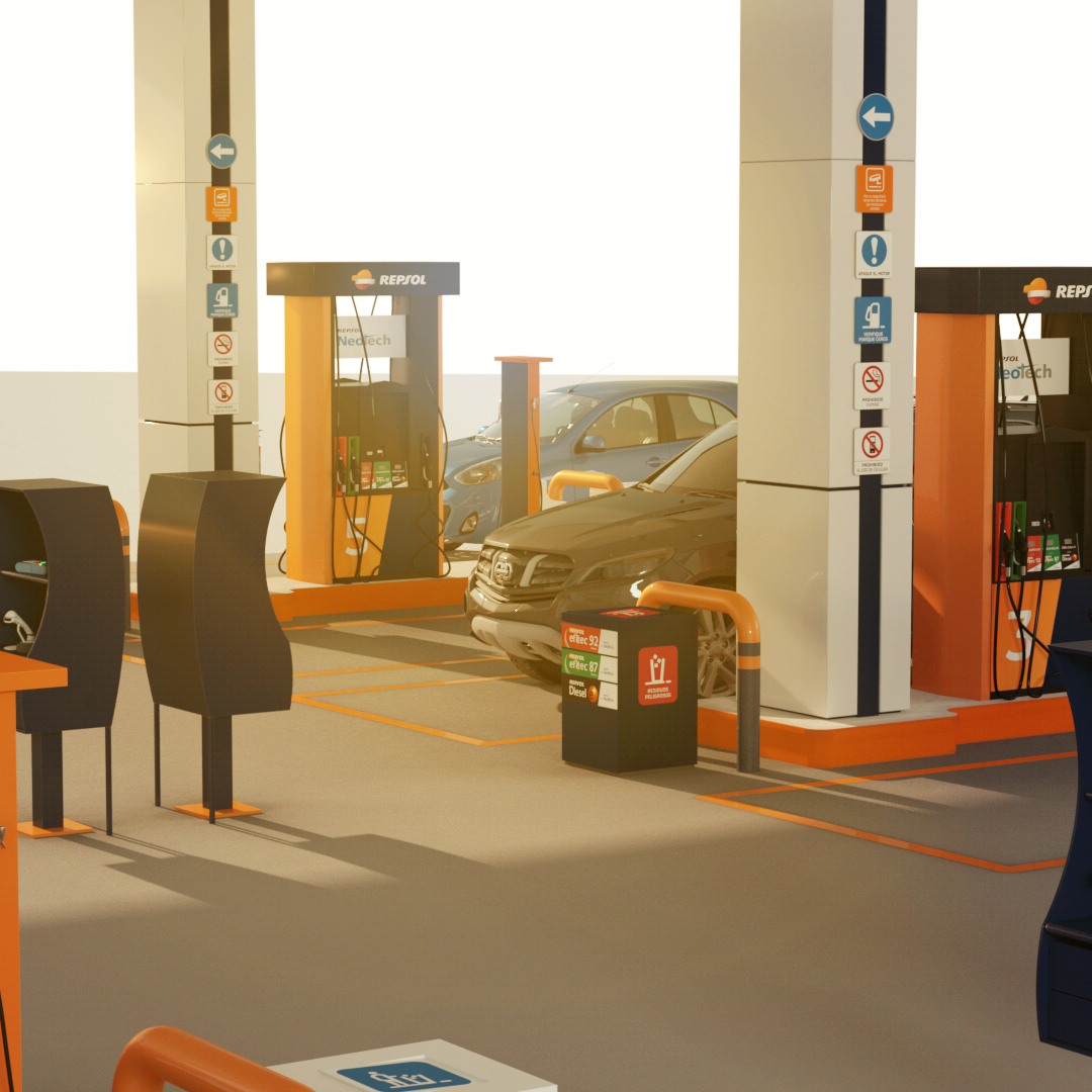 CGI Illustration Repsol Mexico Detail-4 CGI Image Repsol Mexico by Studio Capicúa