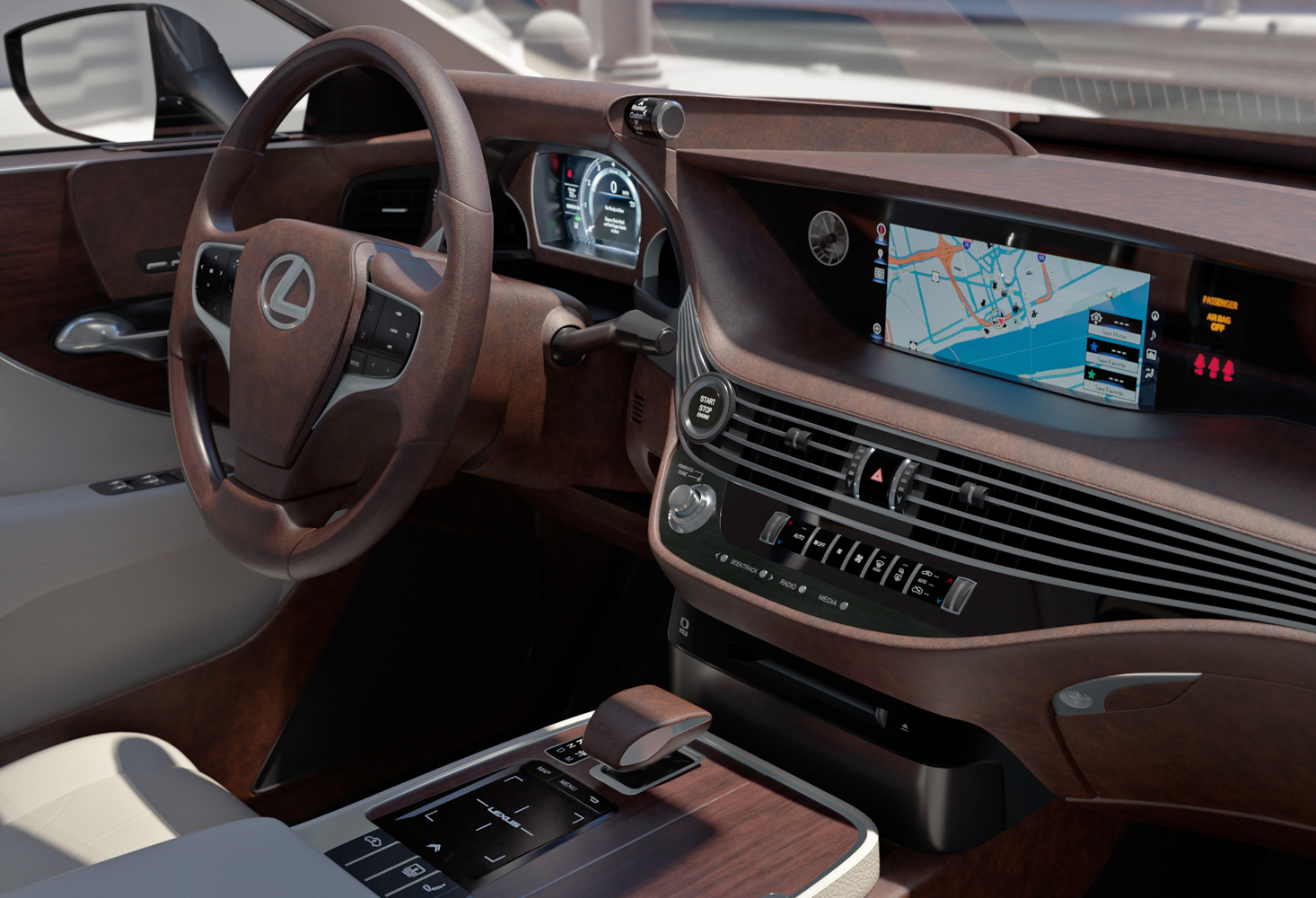 Studio Capicua Our Visual Work Lexus Ls Cgi Car Interior