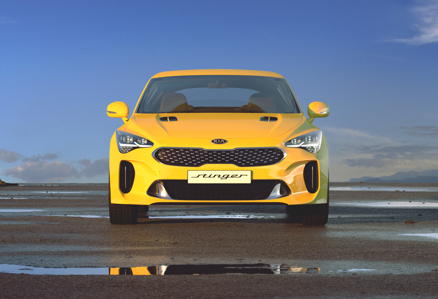 Cgi automotive Kia Stinger