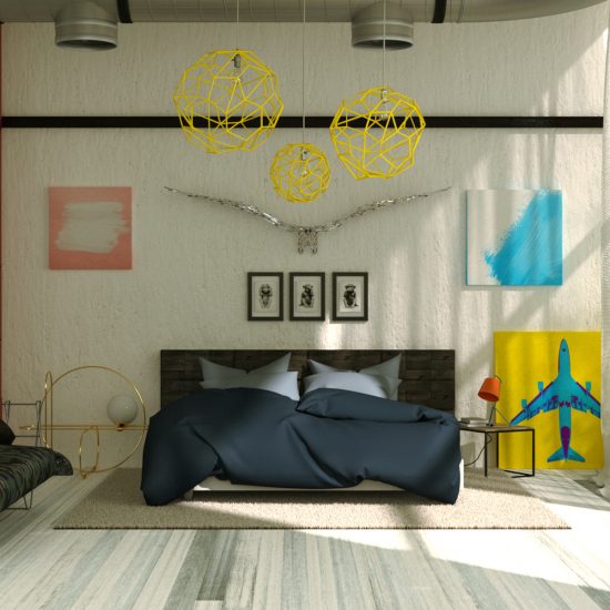 Studio Capicua cgi Architecture bedroom