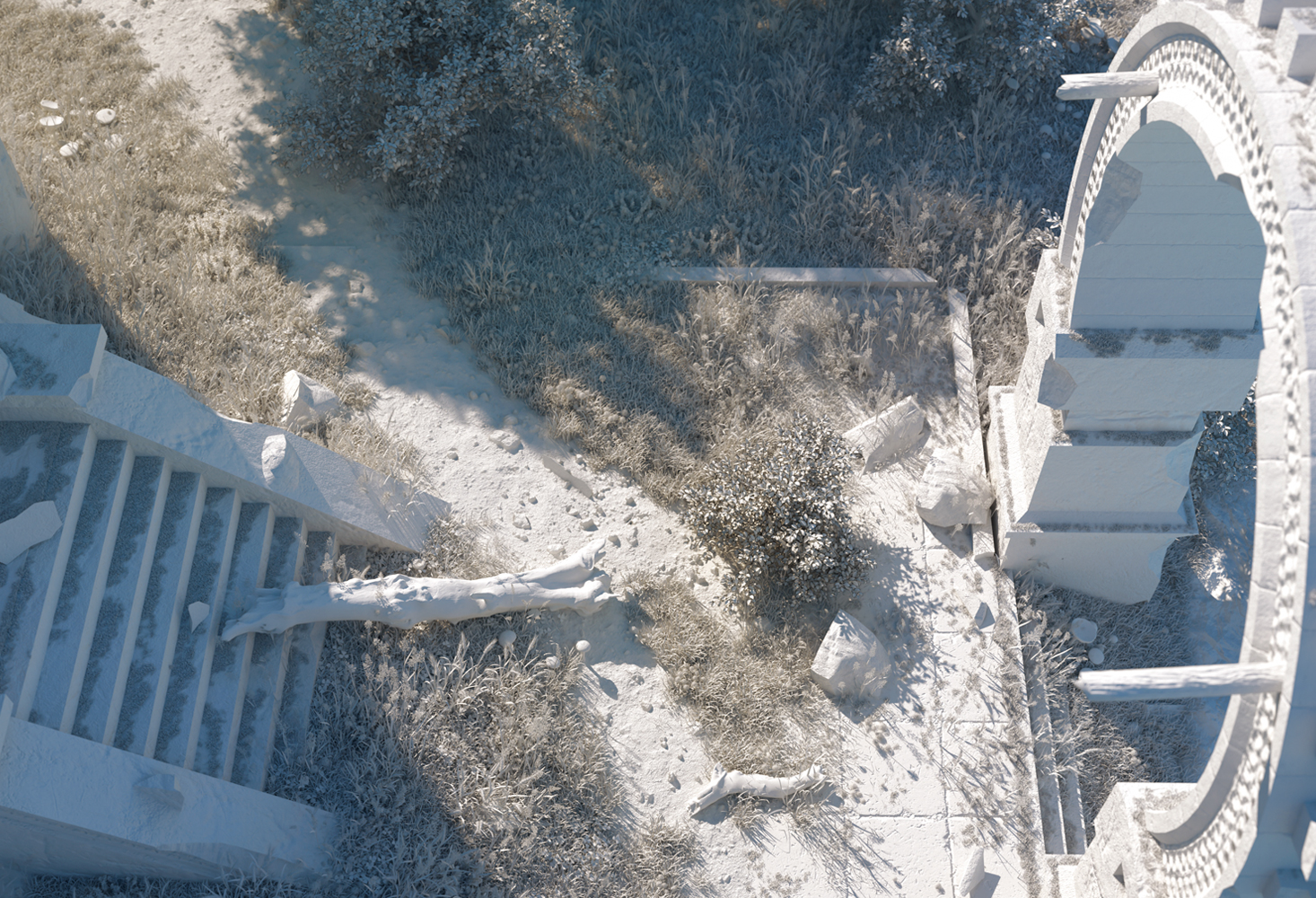 CGI Island Landscape