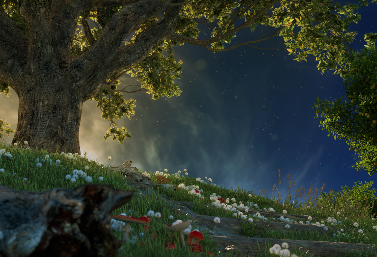 CGI Island Landscape