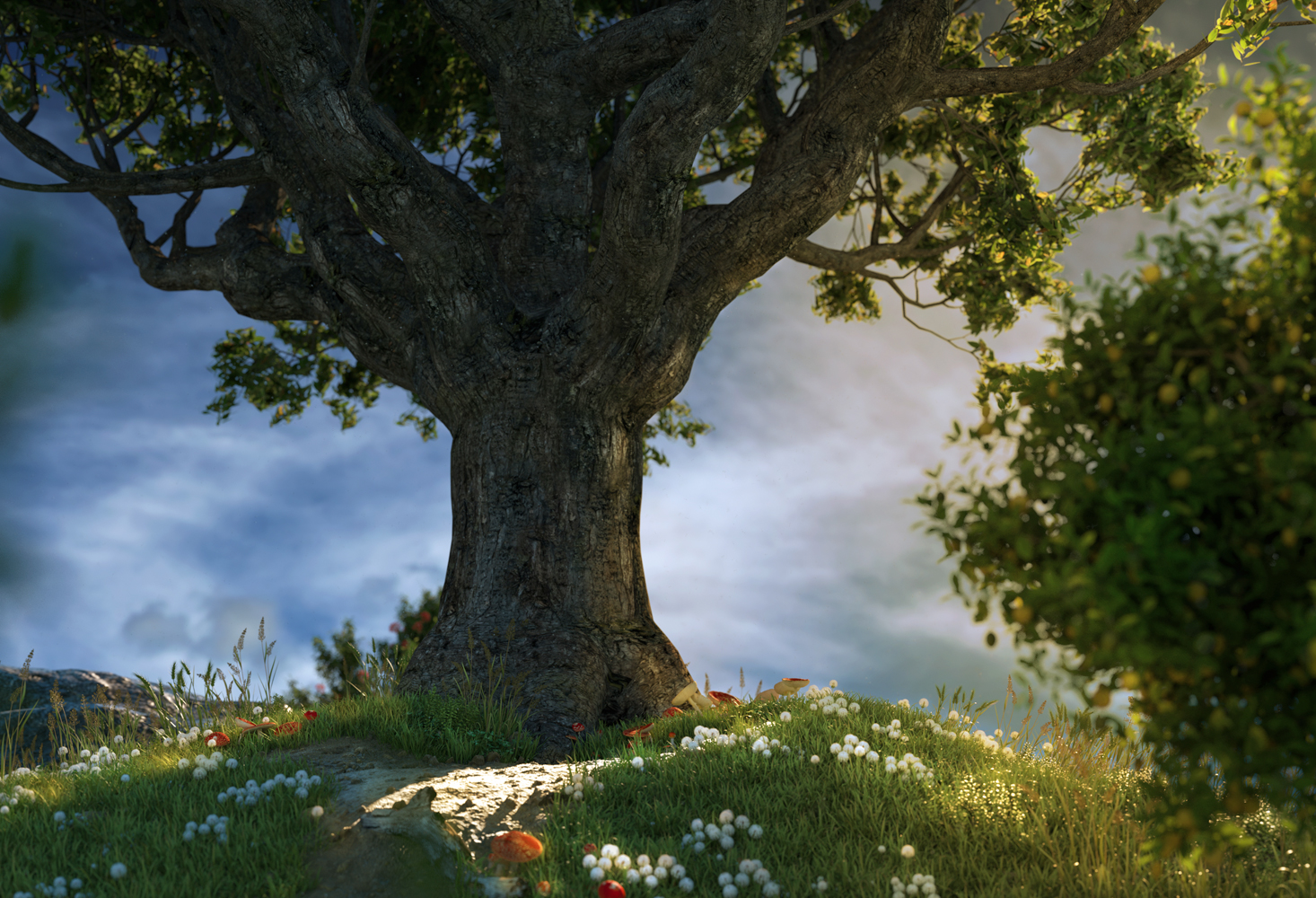 CGI Island Landscape
