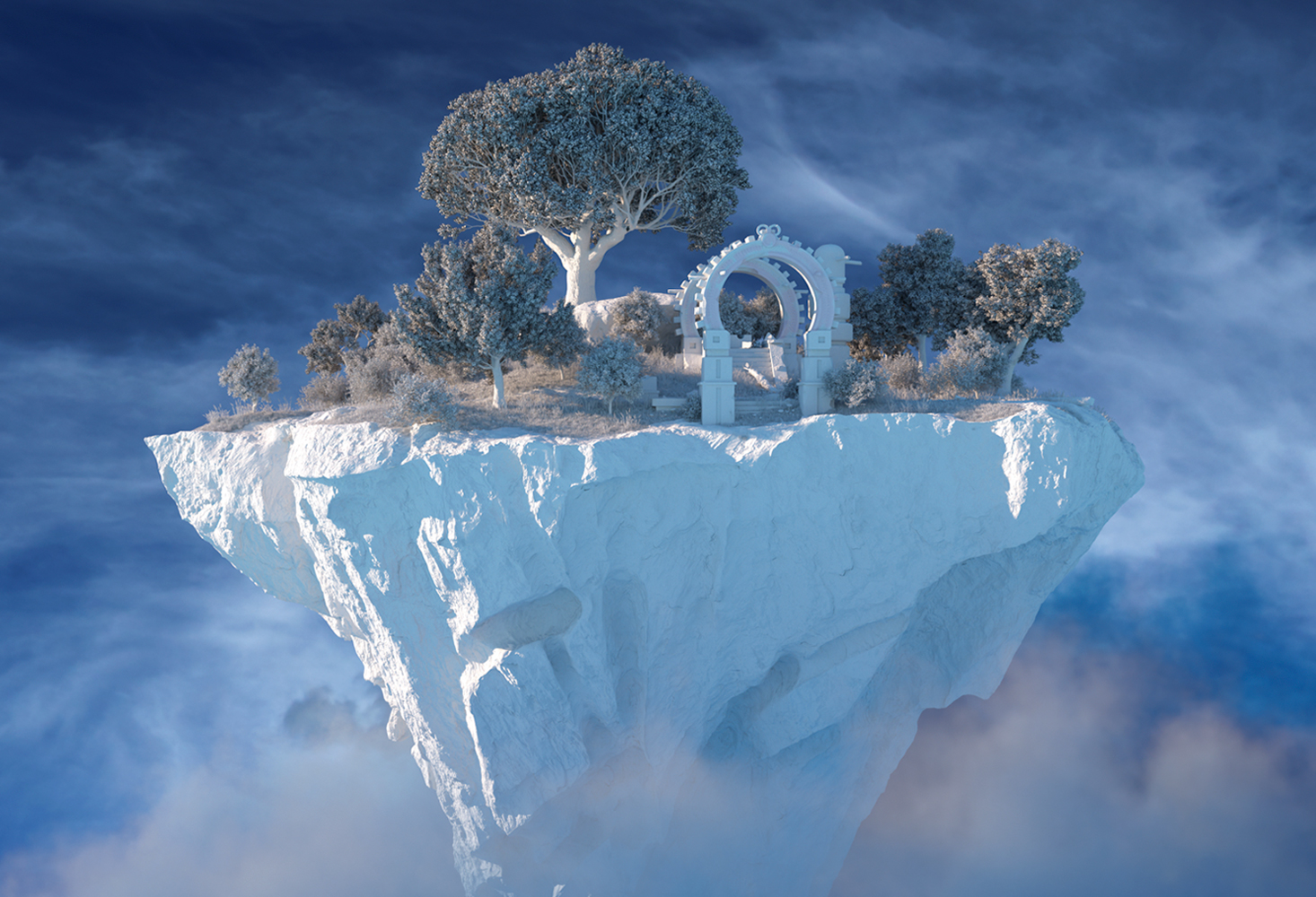 CGI Island Landscape