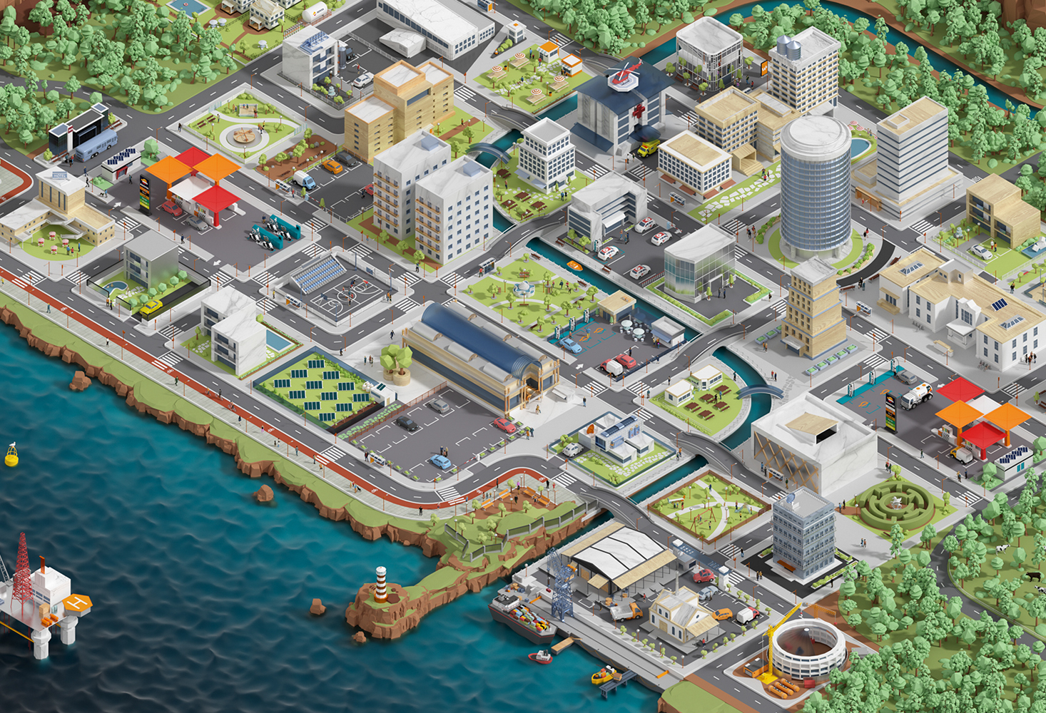 CGI City, 3D/CGI