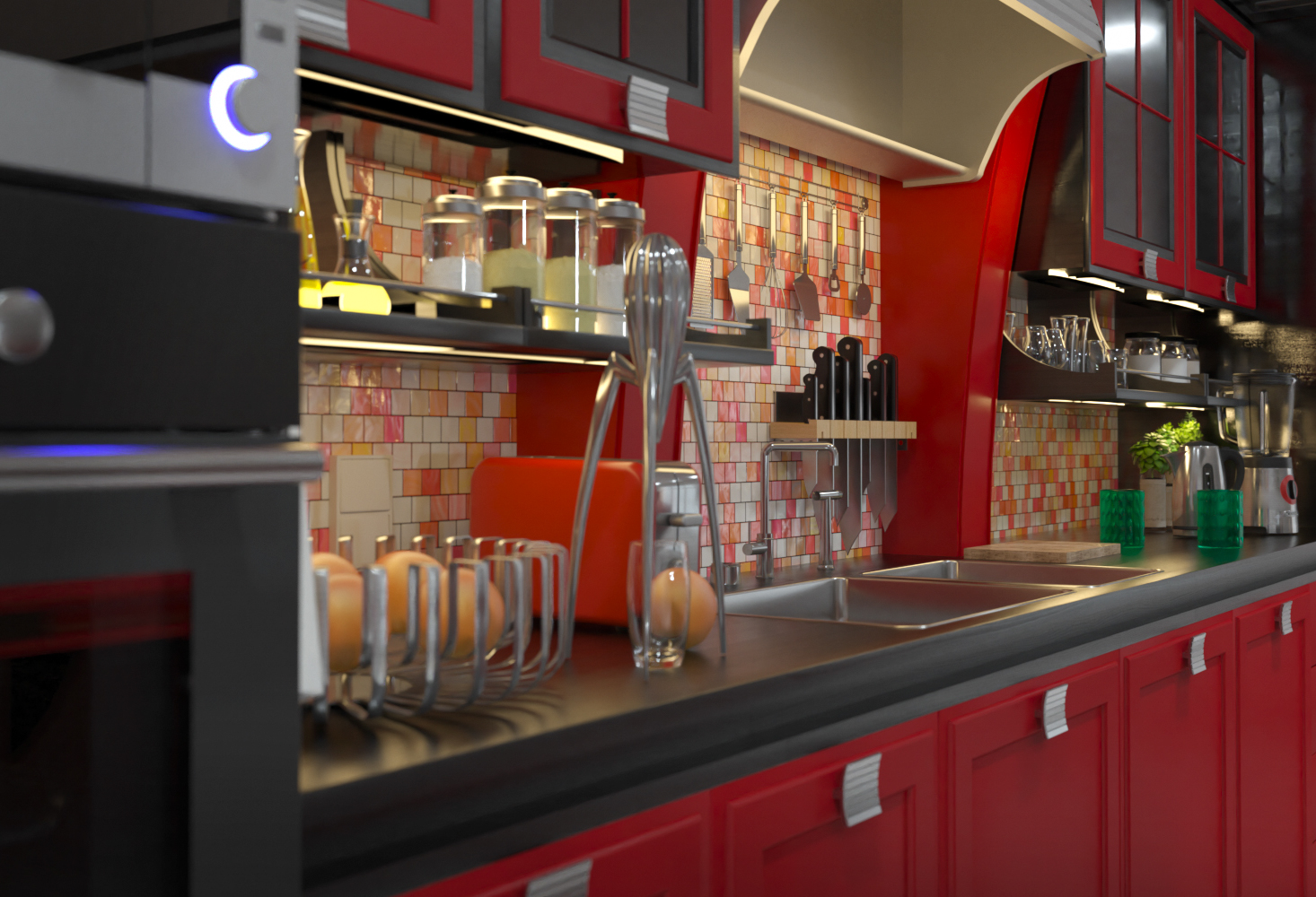 CGI Architecture Kitchen