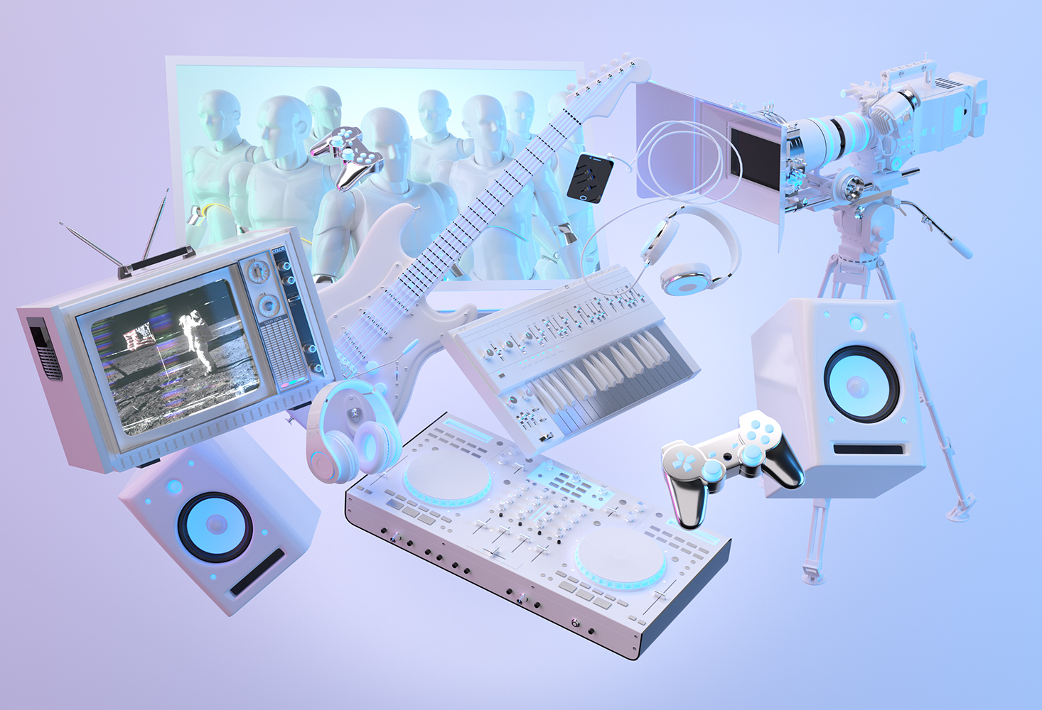 Series of CGI illustrations