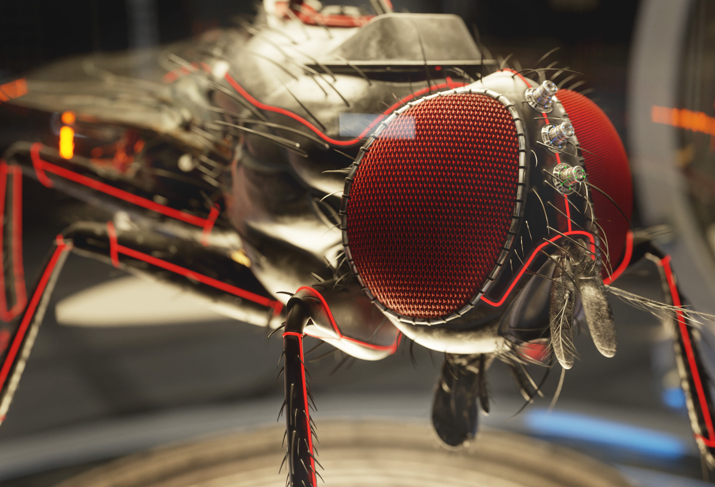 CGI Image | Electric Fly | Lab Creatures