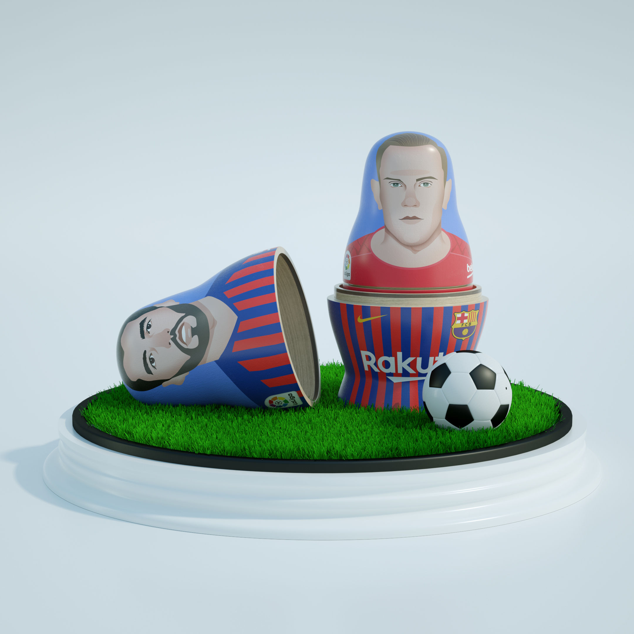 Matriuskas CGI La Liga football players | Studio Capicua CGI Production