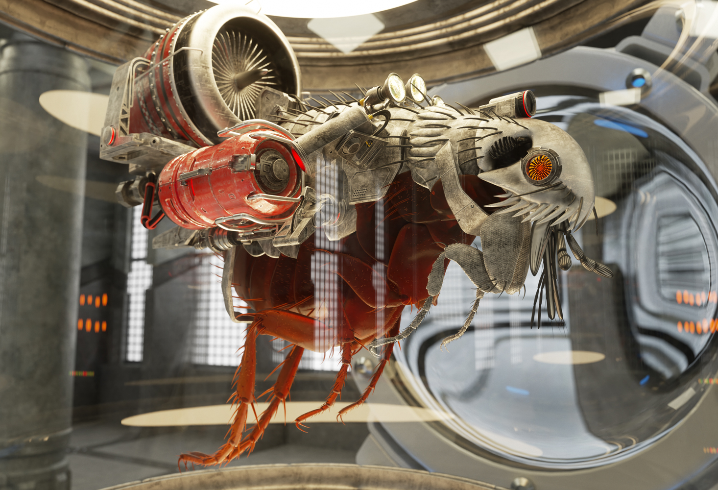 CGI Image | Turbo Flea | Lab Creatures