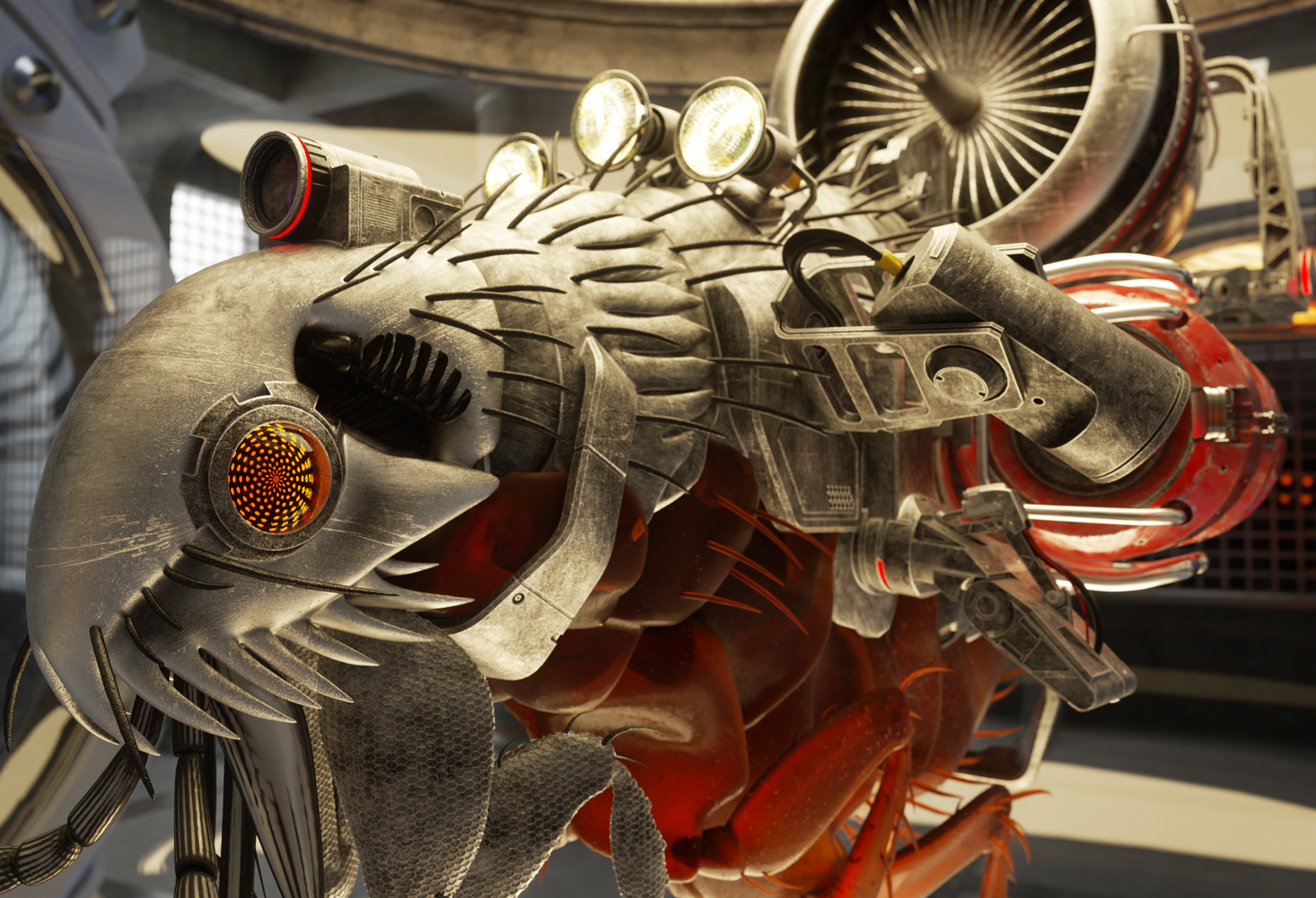 CGI Image | Turbo Flea | Lab Creatures